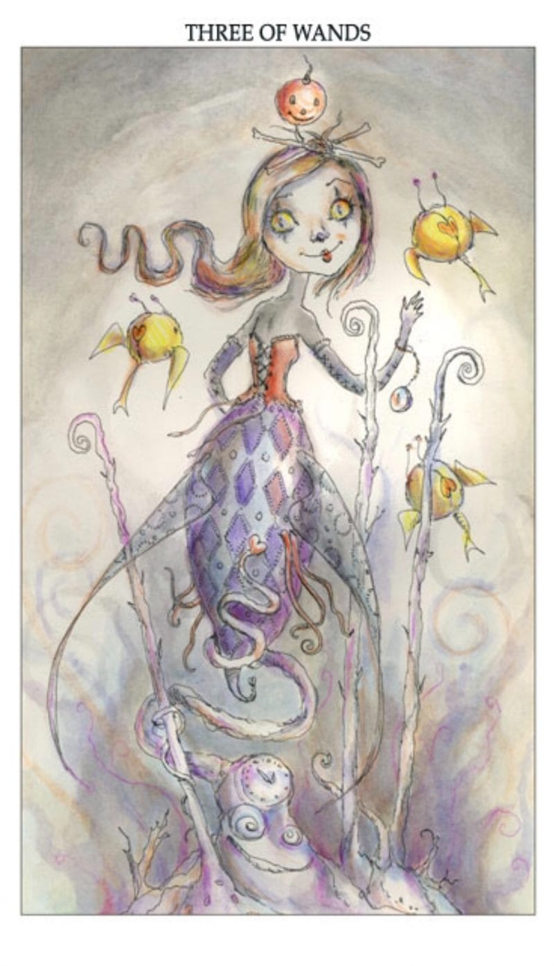 Lá 3 of Wands ngược cho thấy tài chính của bạn sẽ tốt hơn vào thời gian sắp tới