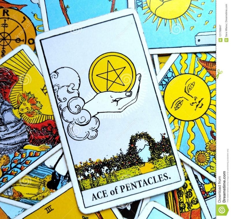 Ace Of Pentacles ở vị trí này cũng là biểu tượng cho sự tham lam, sân si quá độ của con người