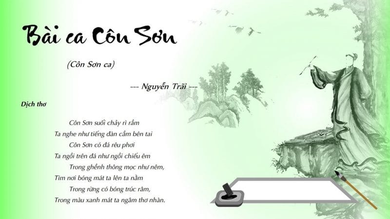 Hình ảnh trúc tùng tượng trưng cho khí phách của người quân tử