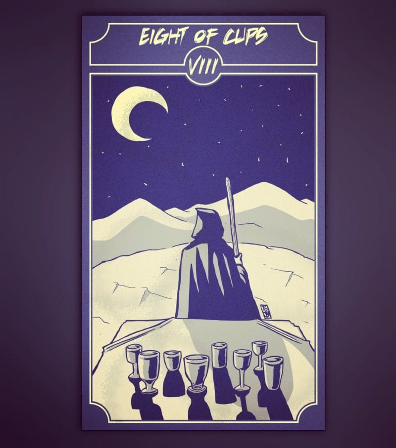 8 Of Cups chính là điềm báo cho thấy công việc của bạn đã trở nên trì trệ quá lâu
