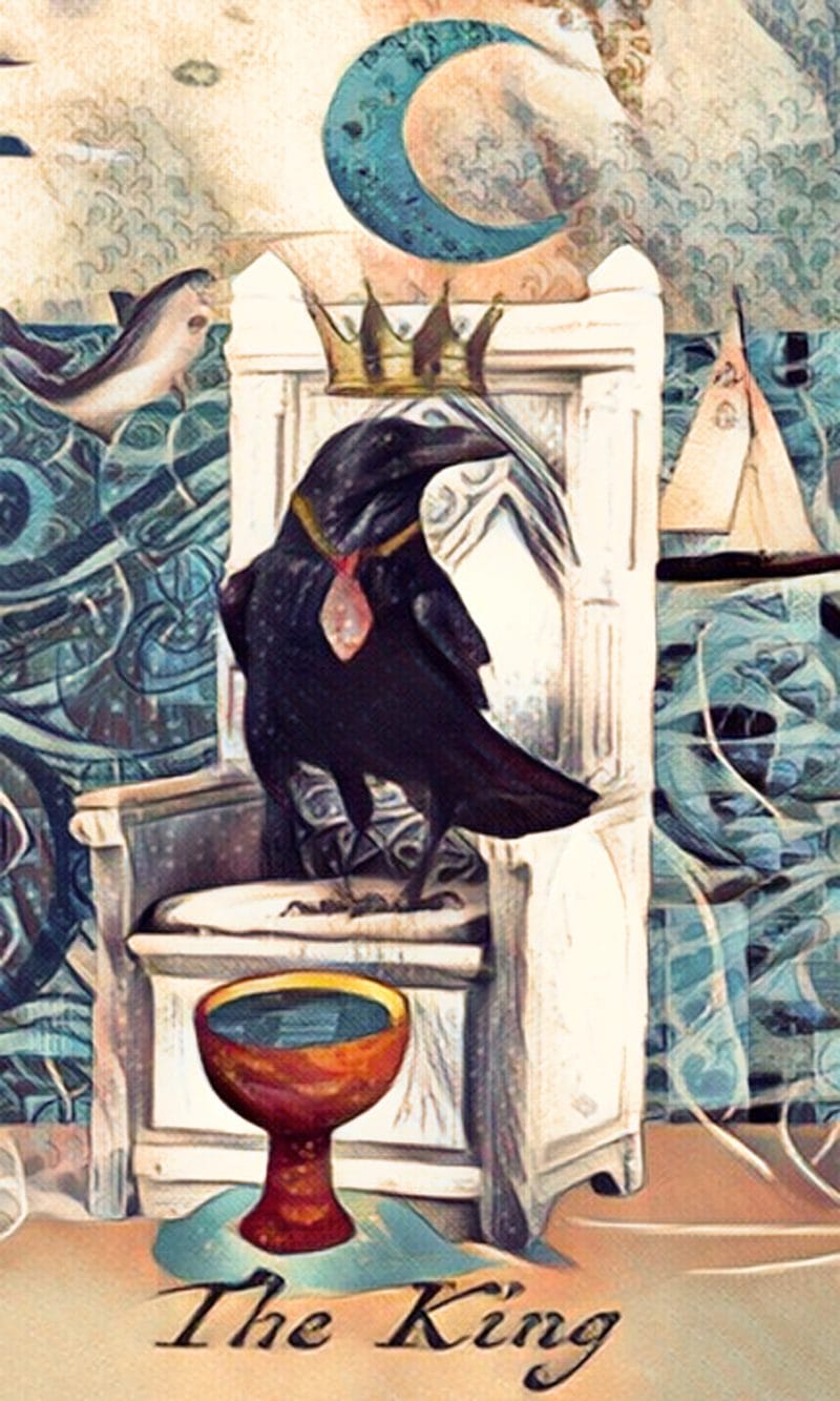 King Of Cups cho thấy sự quan tâm và chăm sóc của người chồng hoặc người bạn đời