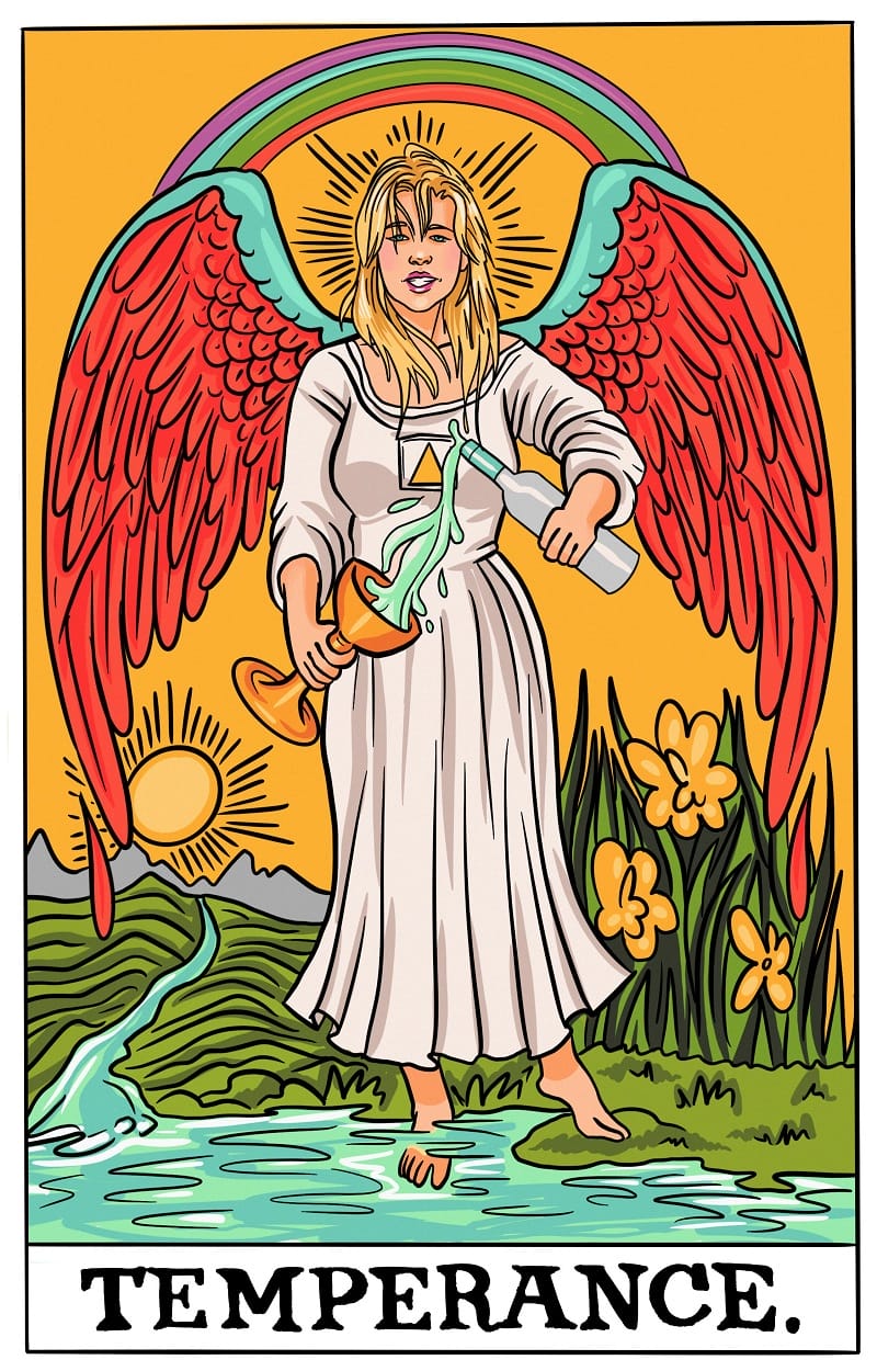 Temperance đại diện cho sự cân bằng