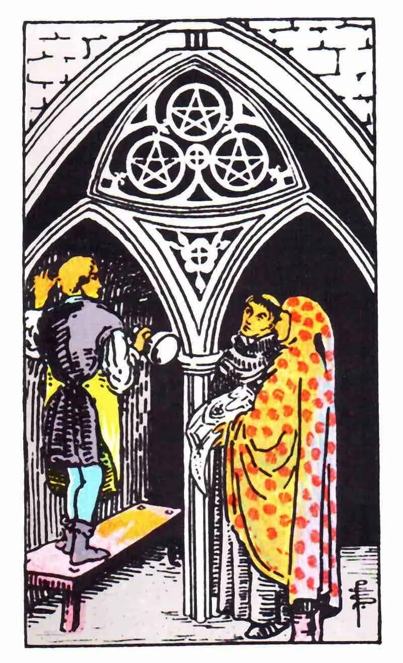 3 Of Pentacles ngược cũng là lời cảnh báo hệ trọng về thể trạng của người nắm giữ lá bài này