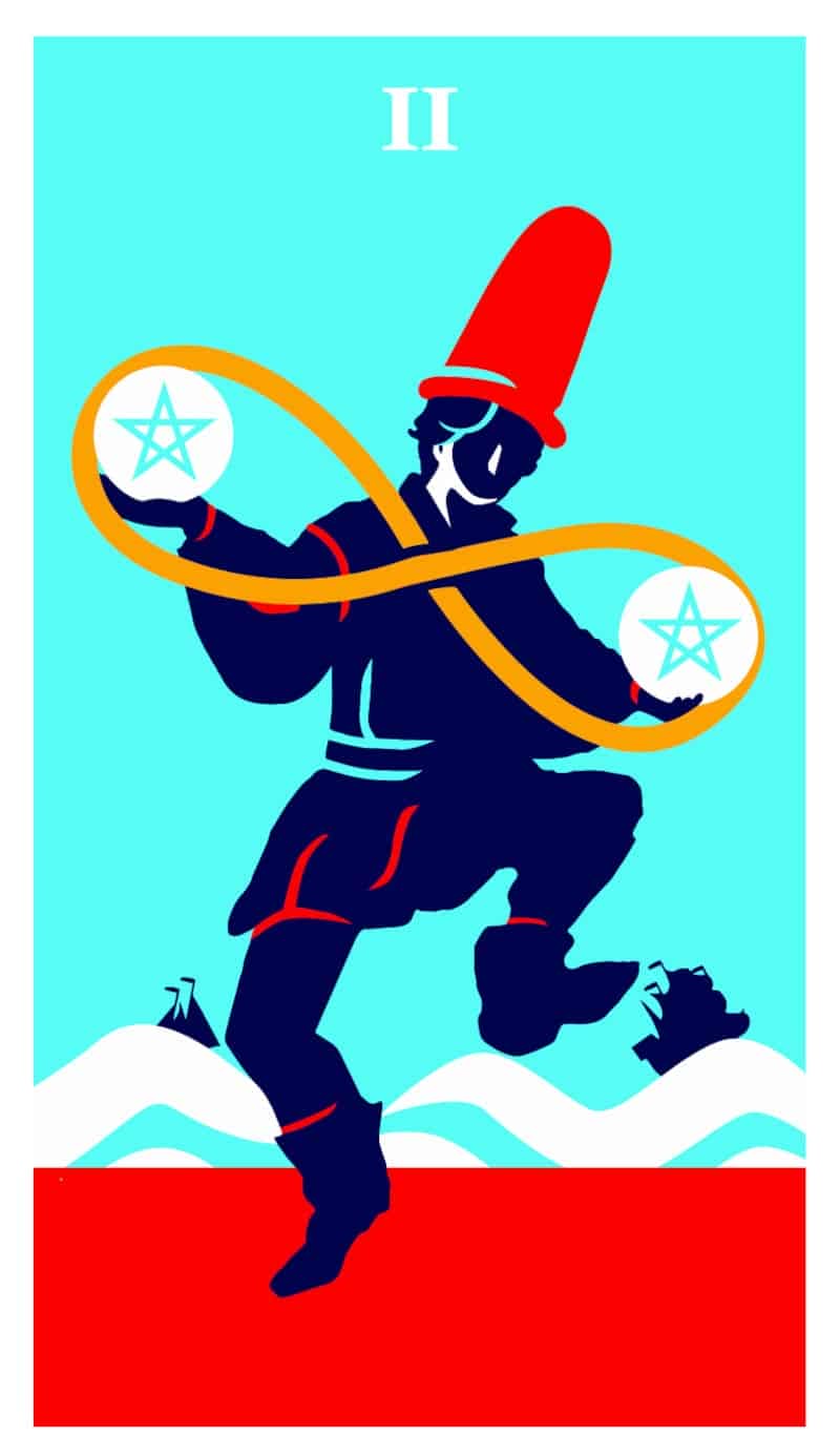 2 Of Pentacles cho thấy những khó khăn mà bản thân bạn gặp phải khi cố gắng giữ sự cân bằng trong mối quan hệ