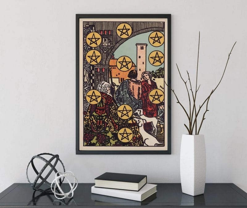10 of Pentacles là lá bài mang nhiều ý nghĩa thú vị