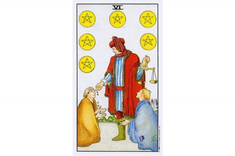 6 of Pentacles và ý nghĩa tổng quan của lá bài này