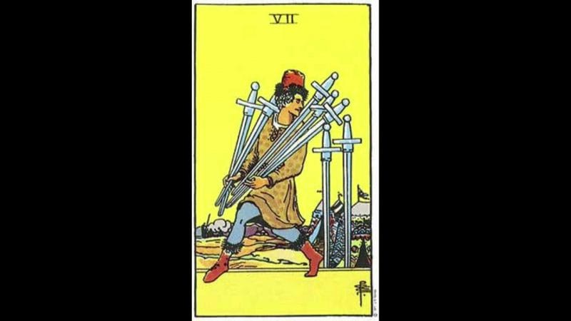 7 of Swords ngược cho biết bạn sẽ không nhận được gì nếu gian lận