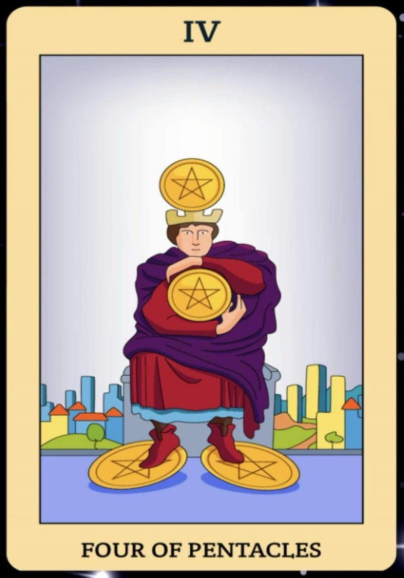 4 of Pentacles là một lá bài có nhiều ý nghĩa