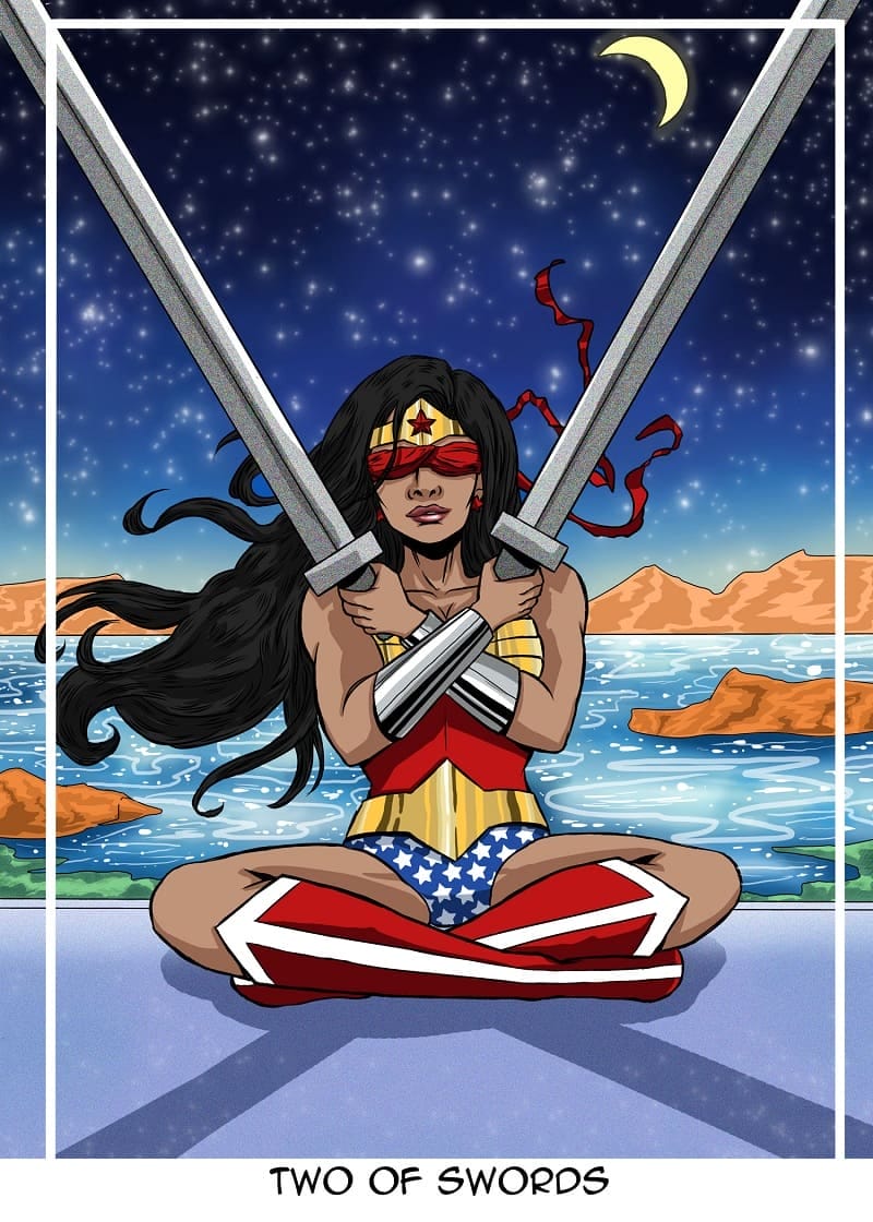 2 of Swords trong khía cạnh tình yêu