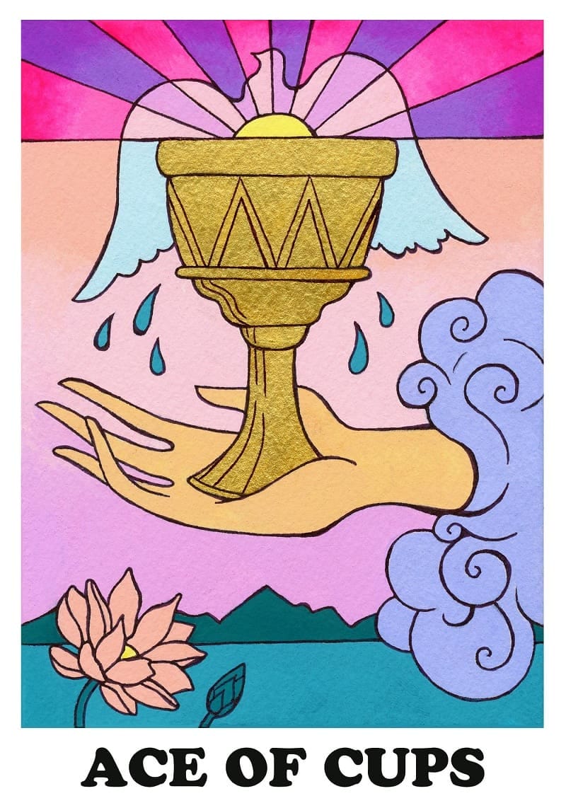 Ý nghĩa xuôi của lá Ace Of Cups