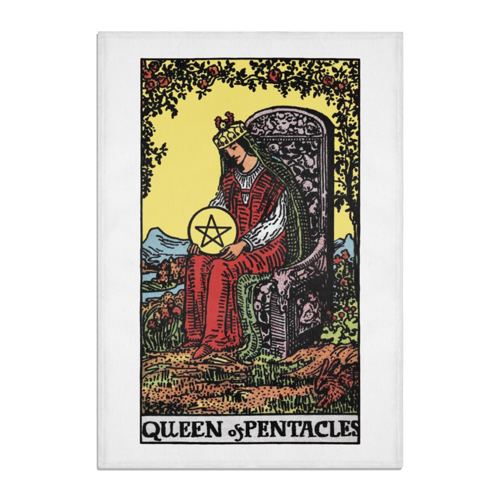 Lá Queen of Pentacles ngược ẩn chứa nhiều điều thú vị
