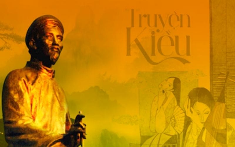 Khung cảnh thề nguyền được Nguyễn Du khắc hoạ sinh động