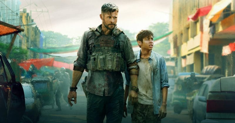 Chris Hemsworth trong vai lính đánh thuê Tyler Rake