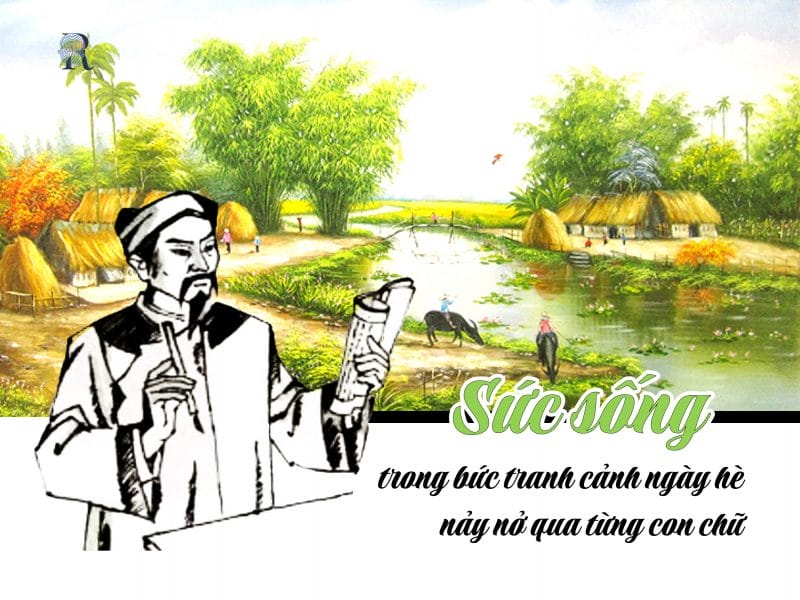Sức sống của cảnh vật ngày hè bừng sáng qua từng con chữ