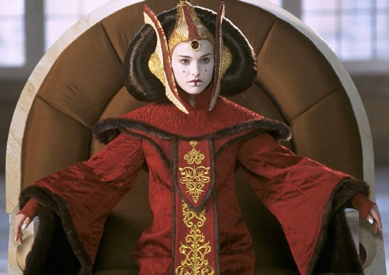 Vị nữ hoàng Amidala do Natalie Portman đảm nhận được người hâm mộ đón nhận