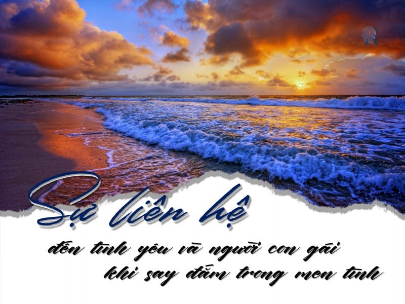 Cây bút tài hoa đã biến sóng thành hình tượng để ẩn dụ về tình yêu và người con gái khi yêu