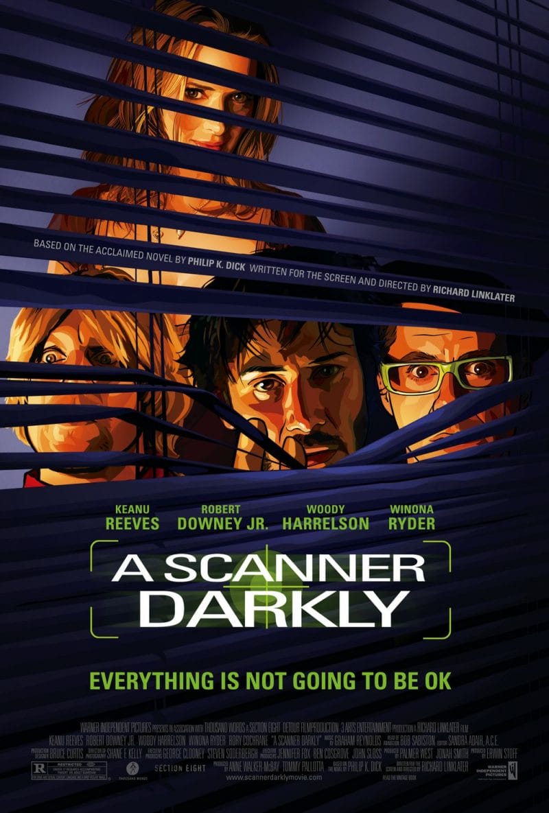 Poster phim hoạt hình A Scanner Darkly