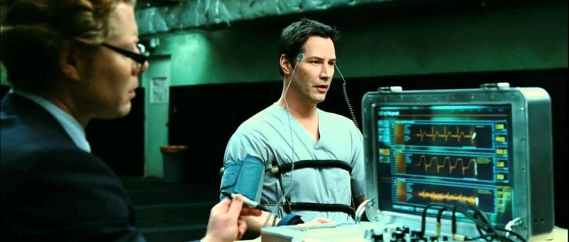 Phân cảnh kiểm tra người ngoài hành tinh do Keanu thủ vai