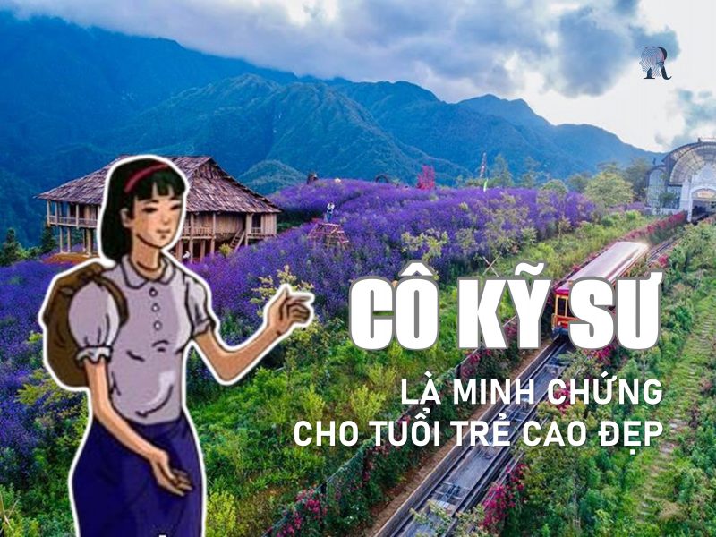 Hình ảnh cô kỹ sư sáng bừng bởi sức nóng của tuổi trẻ