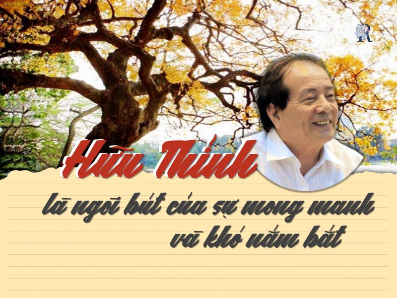 Nhà thơ Hữu Thỉnh đặc biệt quan tâm đến những sự mong manh và khó nắm bắt